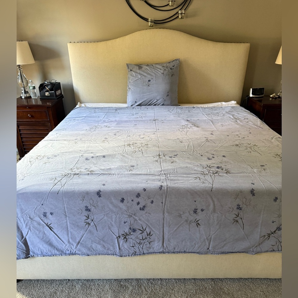 CK Bamboo Flowers Duvet Cover- Queen